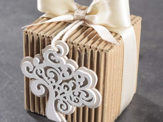 Decorazione Albero della vita in legno da appendere