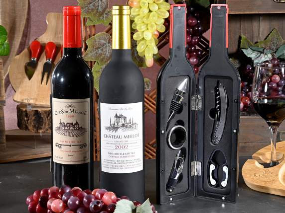 Bottiglia c-5 accessori da sommelier per il vino