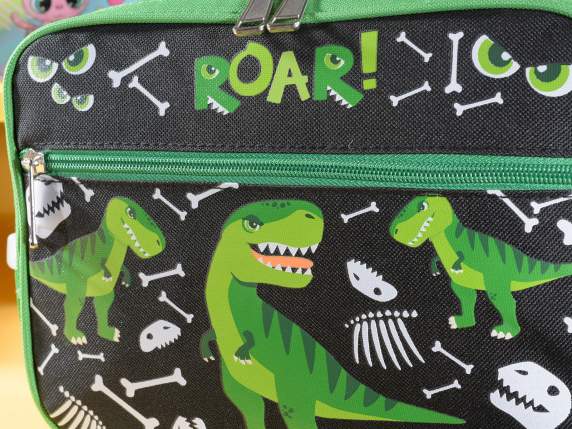 Borsa termica - lunch bag tasca frontale, manico e tracolla