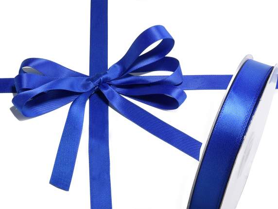 Nastro doppio raso 15mm blu royal