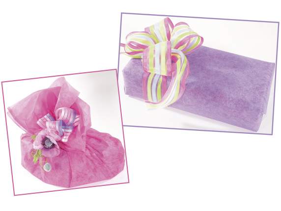 Nastro in tessuto arcobaleno 38mm con bordi modellabili