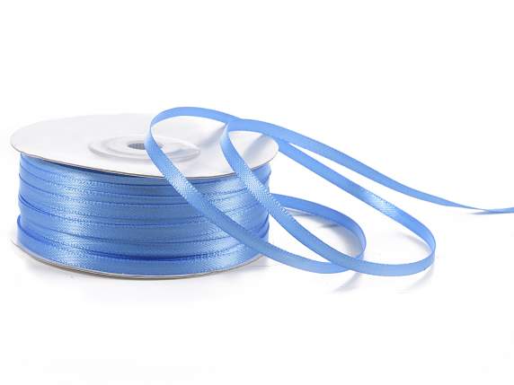 Nastro doppio raso 3mm blu avio