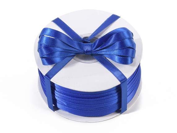 Nastro doppio raso 6mm blu royal