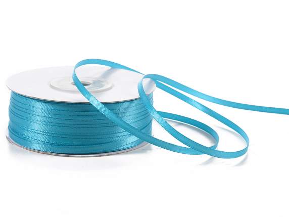 Nastro doppio raso 3mm pavone