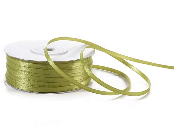 Nastro doppio raso 3mm verde oliva