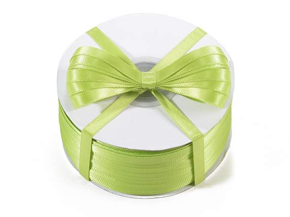 Nastro doppio raso 6mm verde mela