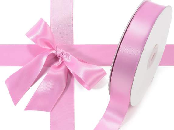 Nastro doppio raso 25mm rosa antico