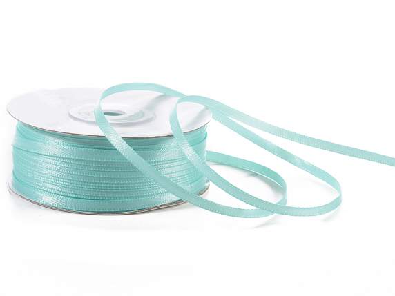 Nastro doppio raso 3mm tiffany