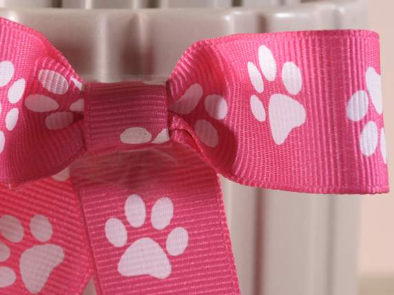 Nastro in grosgrain con zampette