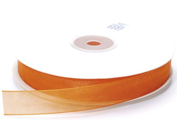 Nastro organza arancione fiamma