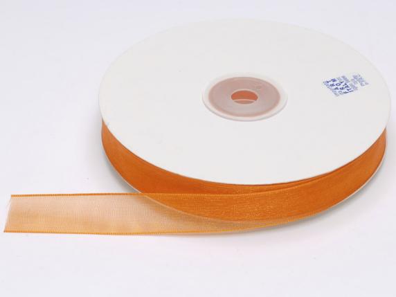 Nastro organza arancione fiamma