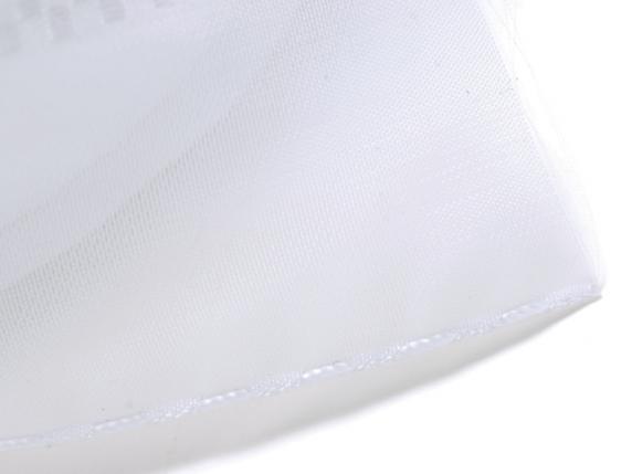 Nastro organza 38mm con tirante bianco neve