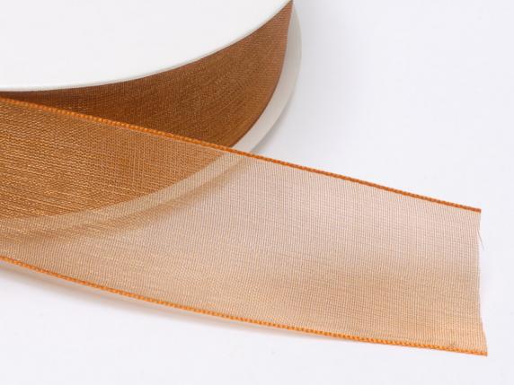 Nastro organza 25mm bronzo