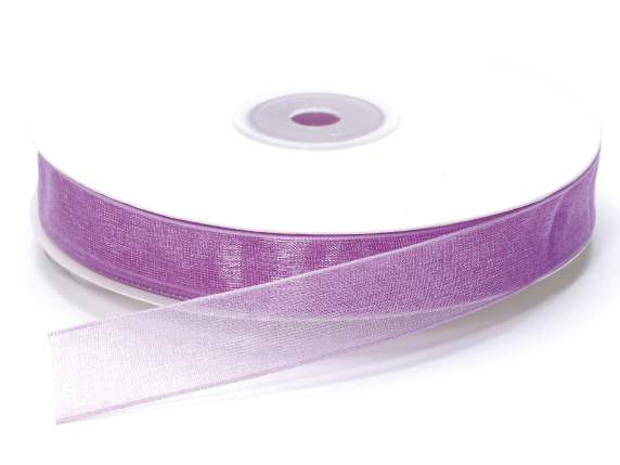 Nastro organza 15mm lilla glicine