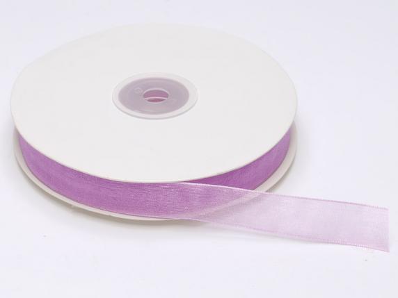 Nastro organza 15mm lilla glicine