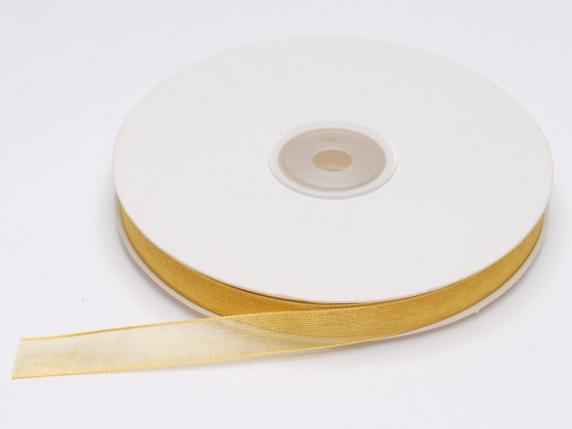 Nastro organza oro 10mm x 50mt
