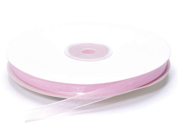 Nastro organza rosa confetto