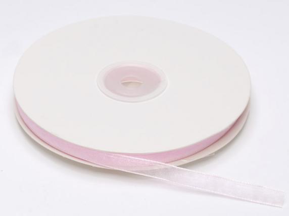Nastro organza 7mm rosa confetto