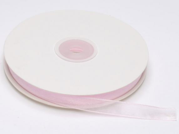 Nastro organza 10mm rosa confetto