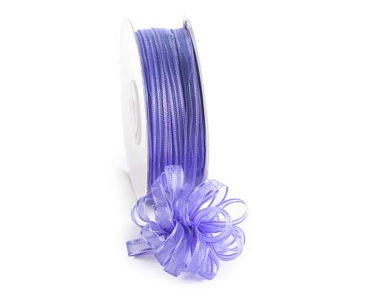 Nastro velo 6mm con tirante lavanda