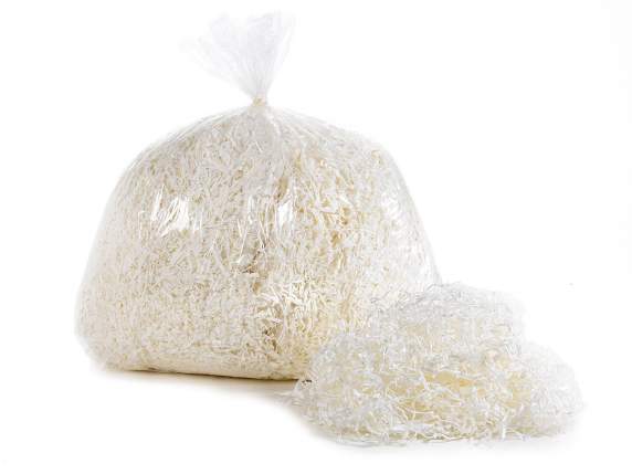 Confezione 1kg di paglietta in carta bianca