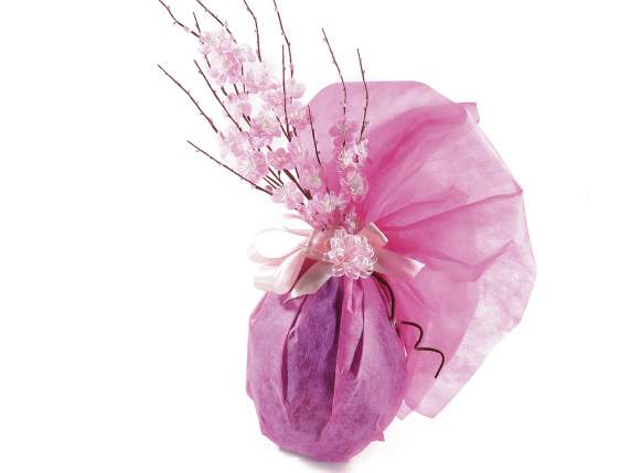 Ramo di fiori di pesco artificiale