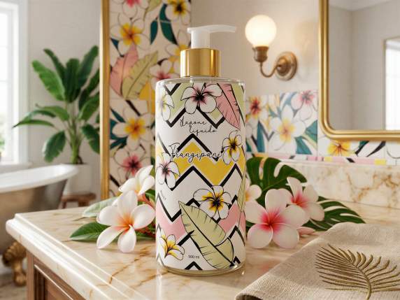 Sapone liquido  500 ml con dosatore Frangipani