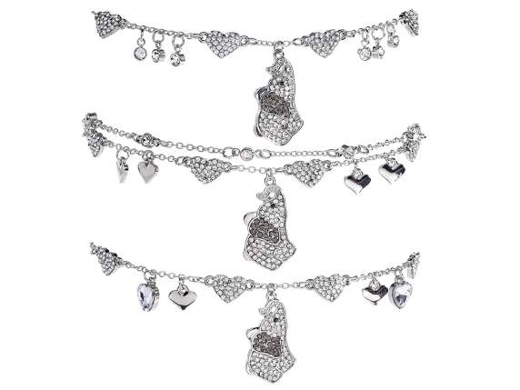 Sorpresa bracciale Elefanti in card e busta alimentare