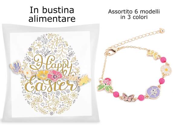 Sorpresa Bracciale - Cavigliera Fiore in bustina alimentare