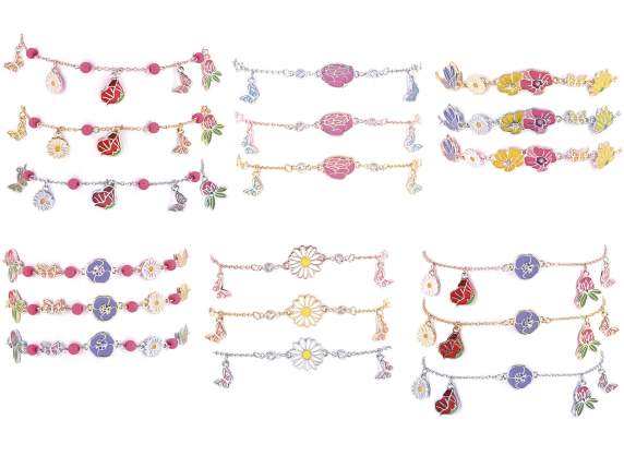 Sorpresa Bracciale - Cavigliera Fiore in bustina alimentare