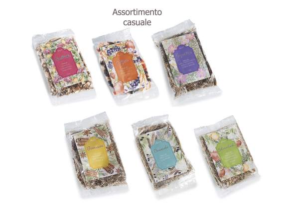 Infuso per tisana da 40g in tazza porcellana 530ml fiori