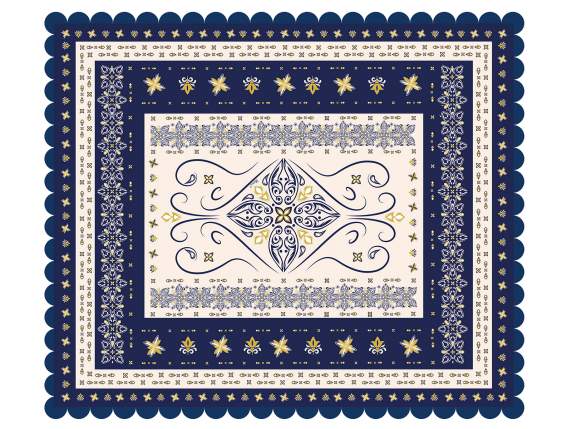 Tovaglia rettangolare antimacchia Maiolica