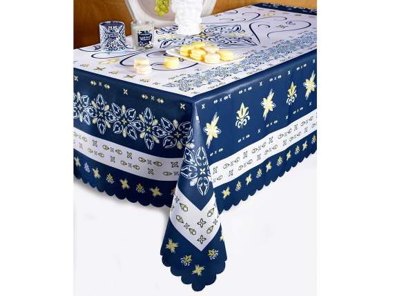 Tovaglia rettangolare antimacchia Maiolica