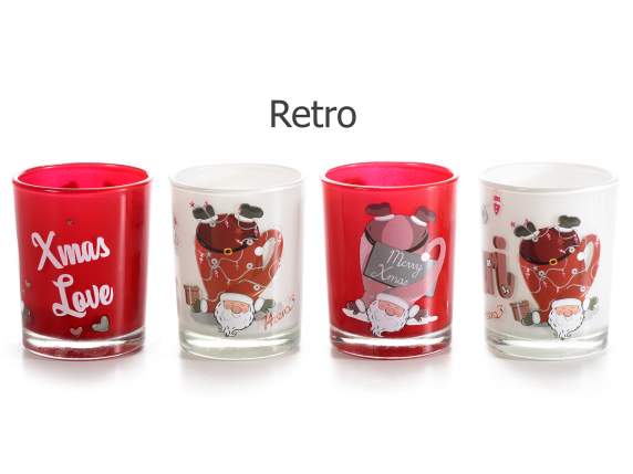 Espositore 12 vasetti portacandela vetro c-decori e tealight