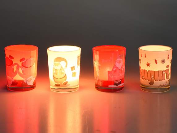 Espositore 12 vasetti portacandela vetro c-decori e tealight