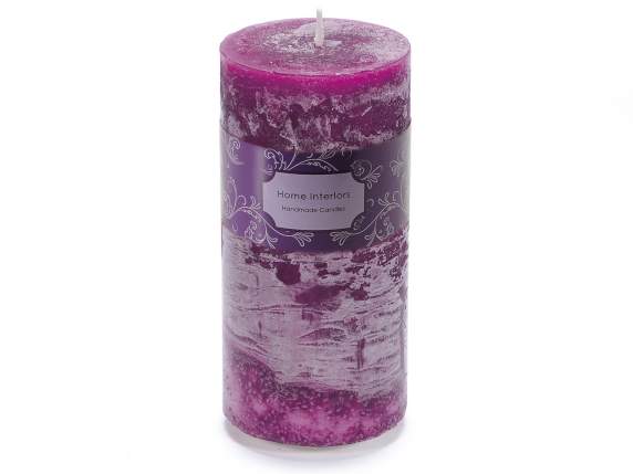 Large cyclamen candle