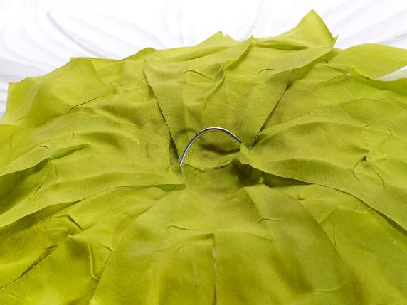 Margarita gigante de tela sin tallo con gancho trasero