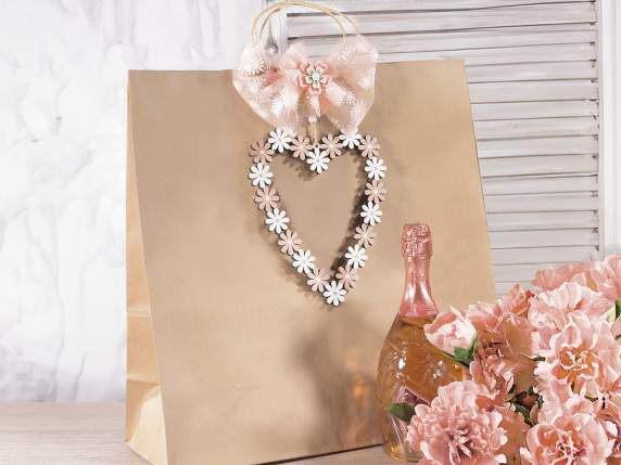 Bolsa-sobre gigante de papel kraft reciclado con asas