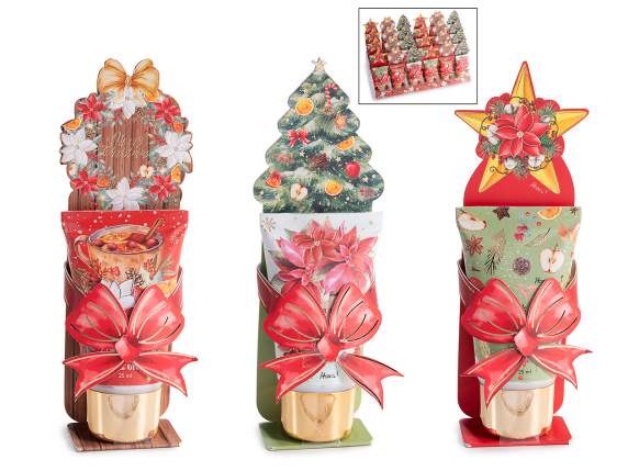 Crema de manos navideña de 25 ml en envase navideño