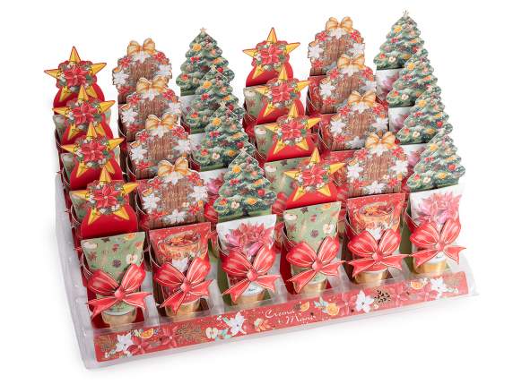 Crema de manos navideña de 25 ml en envase navideño