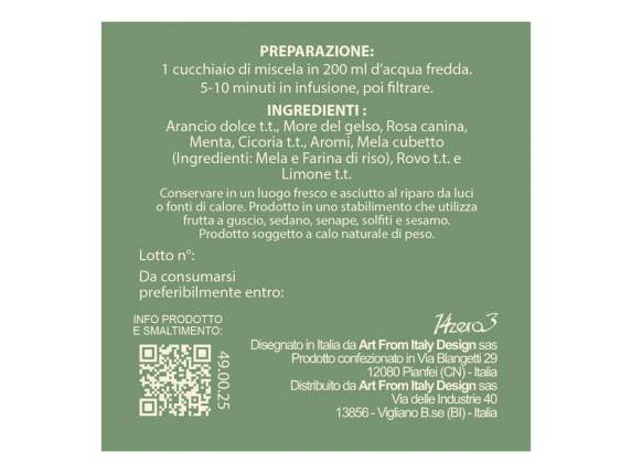 Infusión té de hierbas frío Mojito en envase de 40 g