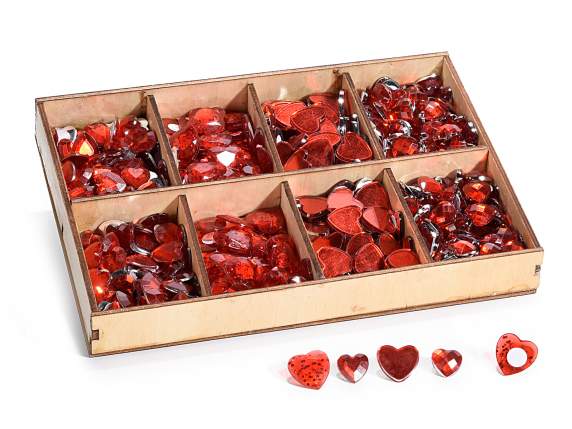 Muestra 456 adornos en forma de corazón con cinta adhesiva d