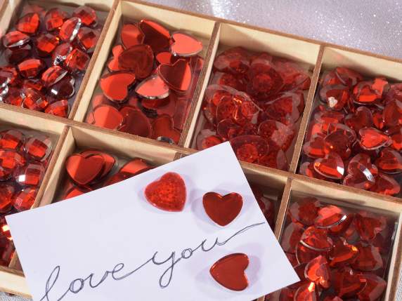 Muestra 456 adornos en forma de corazón con cinta adhesiva d