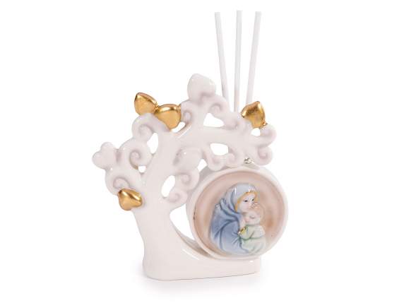 Árbol de la vida porcelana María con varilla aromática