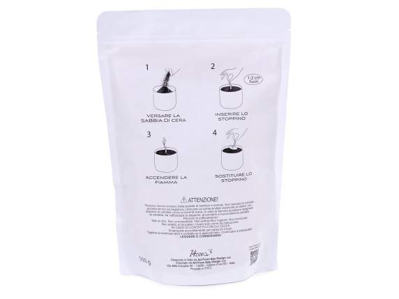 Paquete de 500 g de arena de cera de salvia