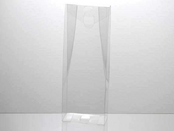 Caja alta rectangular en PET - uso alimentario