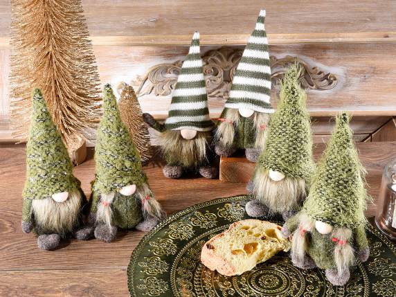 Santa y Mamá Navidad en tela de colores para colocar