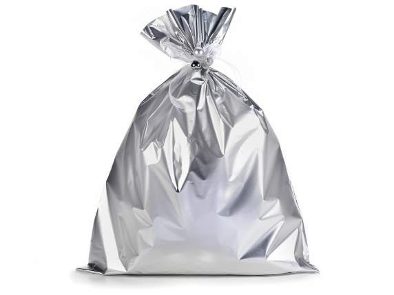 45x60h 45 micron matt silver metallic envelope