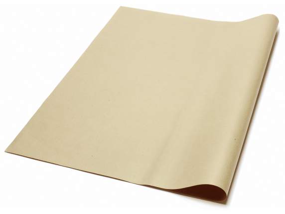 Pack of 50 sheets of natural kraft wrapping paper