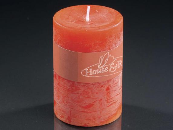 Medium orange candle